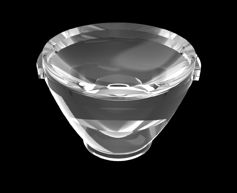 Diameter10mm Height 8mm Downlight Lenses Hotel And Restaurant Series