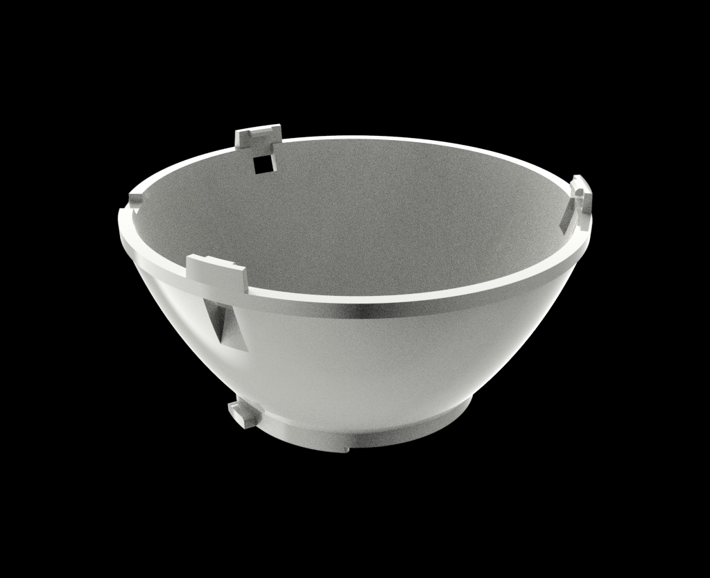 Diameter 50mm Height 25mm Downlight Lenses Hotel And Restaurant Series