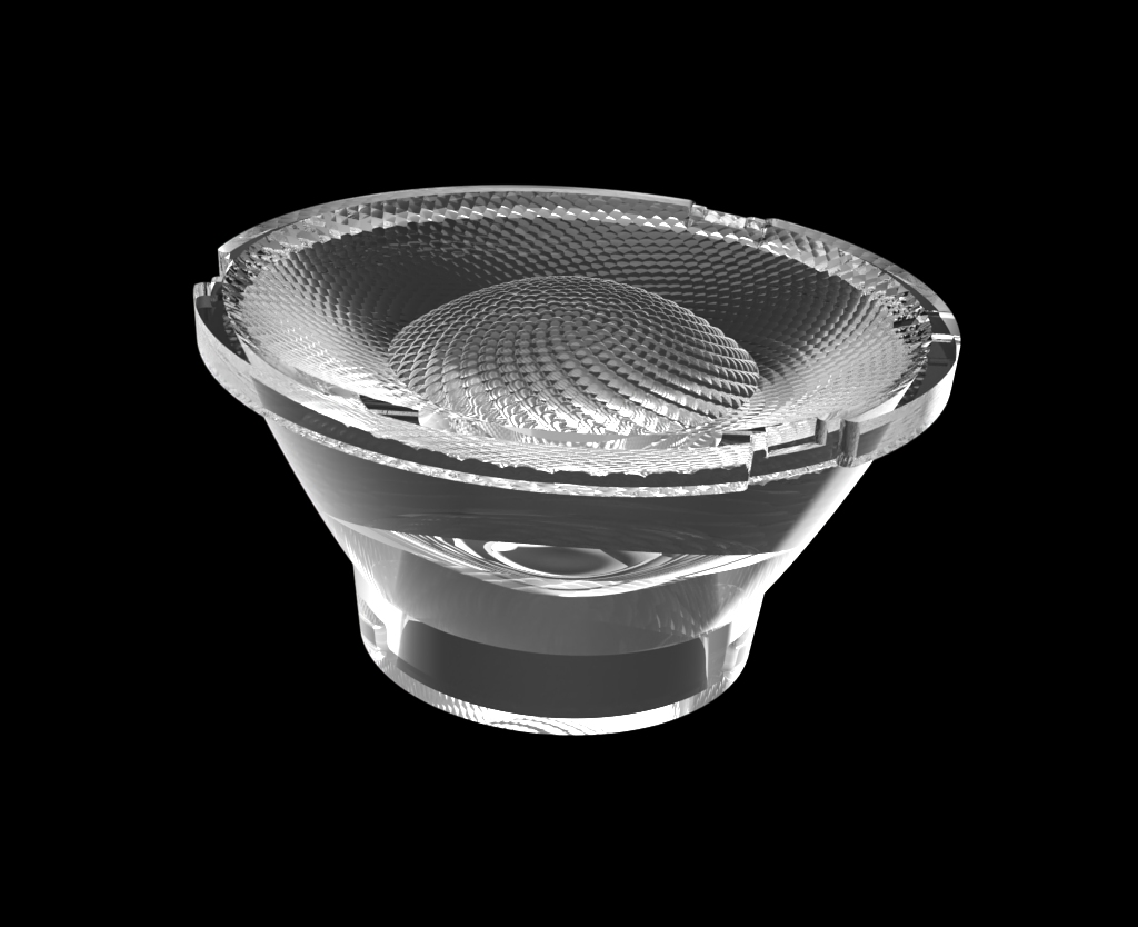Diameter35mm Height18mm Downlight Lenses For LED Light With Holders Light Mixing Series