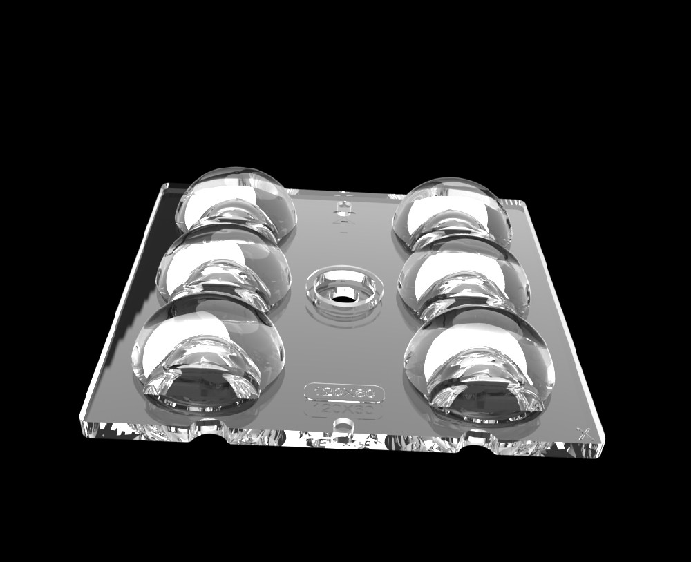 3030 Square Led Lens 6 In 1