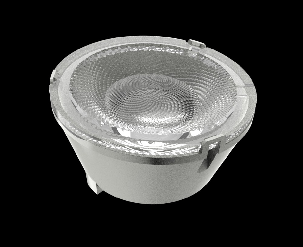 Diameter35mm Height18mm PMMA Downlight Lenses For Hotel Cutoff Series