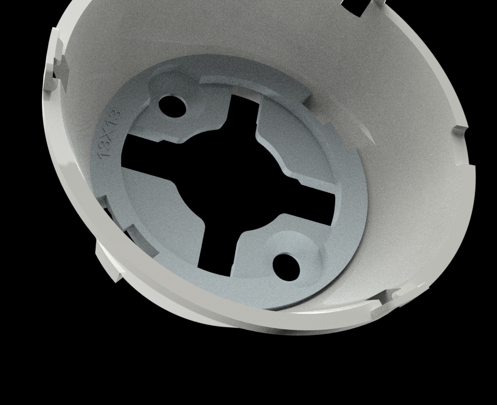 Diameter35mm Height18mm PMMA Downlight Lenses For Hotel Cutoff Series