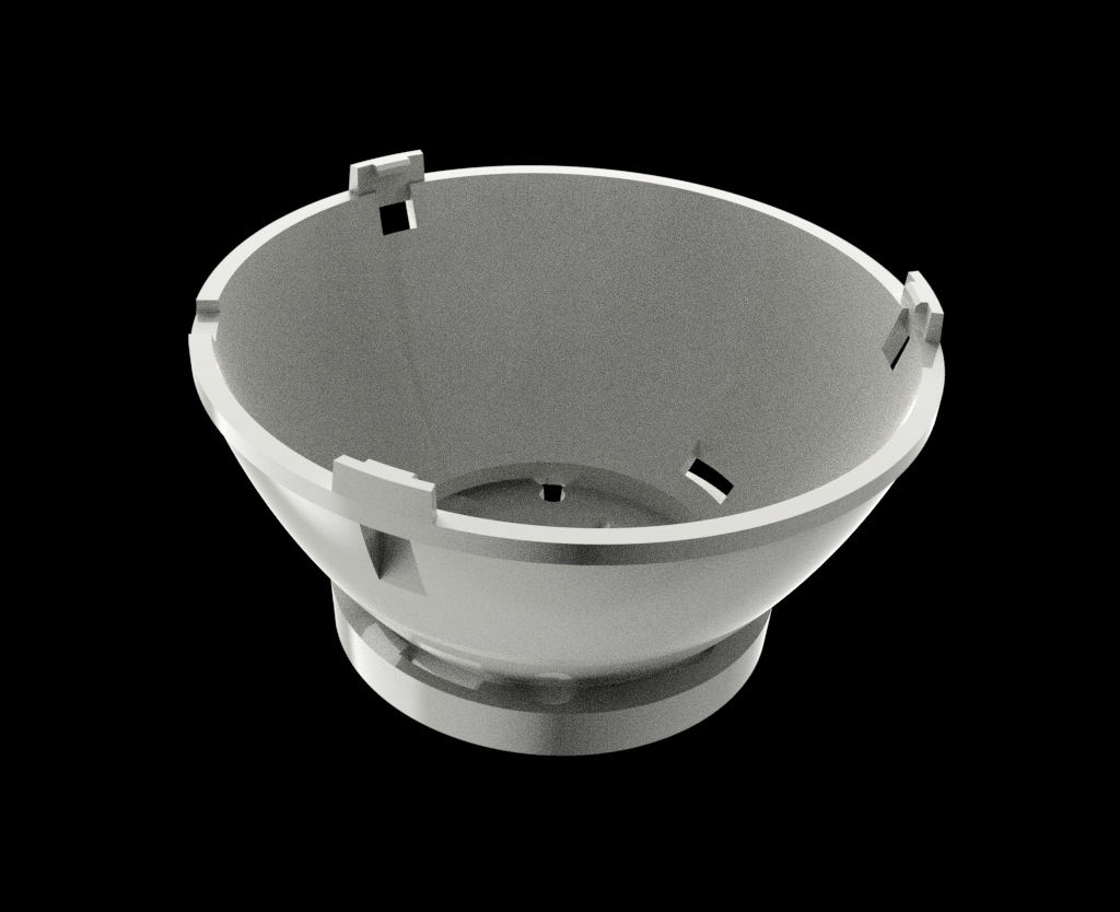 Diameter45mm Height23mm Downlight Lenses Hotel Cutoff Series
