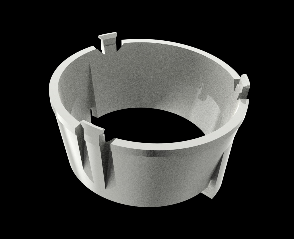 Diameter 28mm Height 15mm Downlight Lenses Hotel Cutoff Series