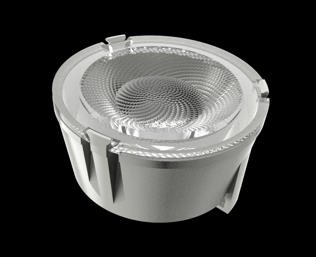 Diameter 28mm Height 15mm Downlight Lenses Hotel Cutoff Series