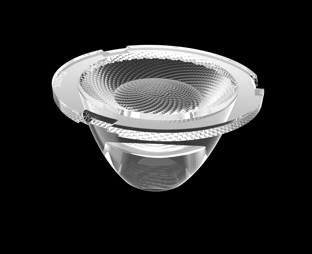 Diameter 28mm Height 15mm Downlight Lenses Hotel Cutoff Series