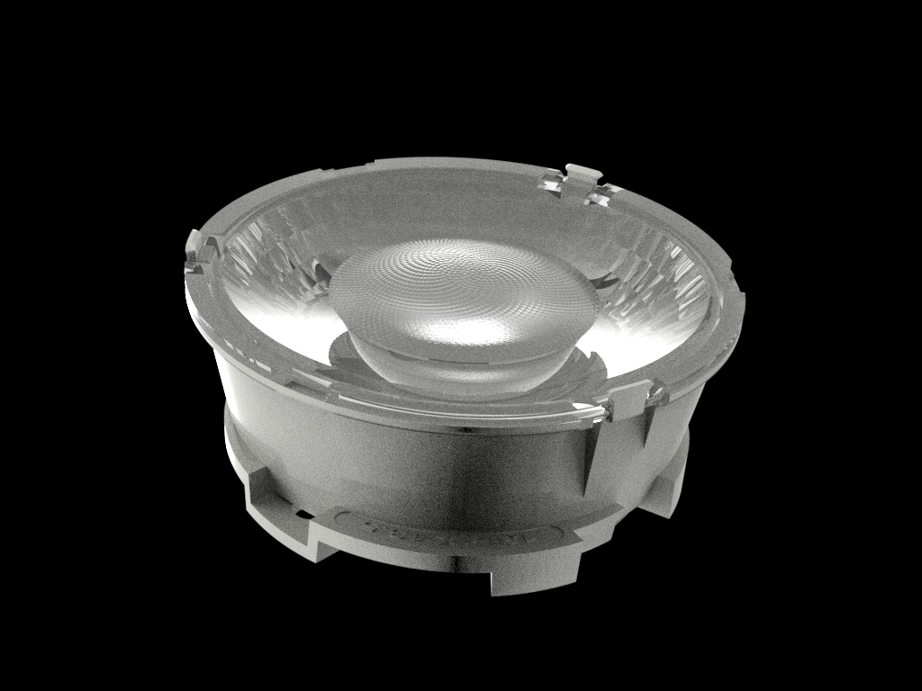 Diameter50mm Height18mm Downlight Lenses Dual Color Temperature Series