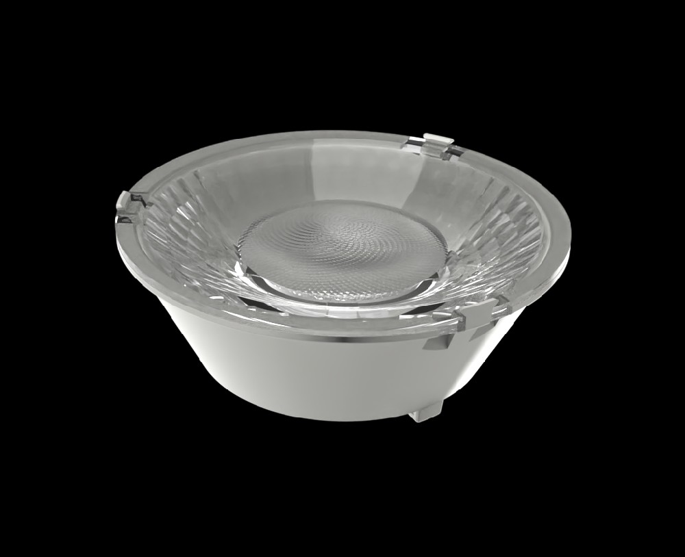 Diameter62mm Height22mm Dwnlight Lenses For LED Light With Holders Dual Color Temperature Series