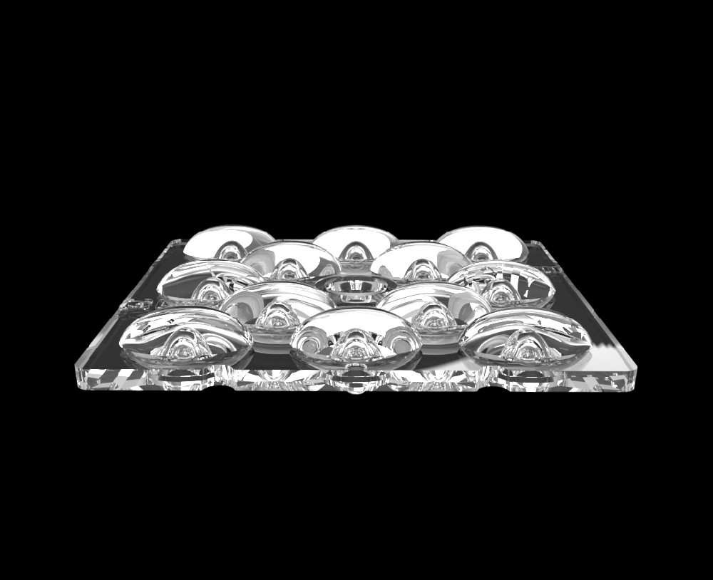 3030 Square Led Lens 12 In 1  Street Light Lenses