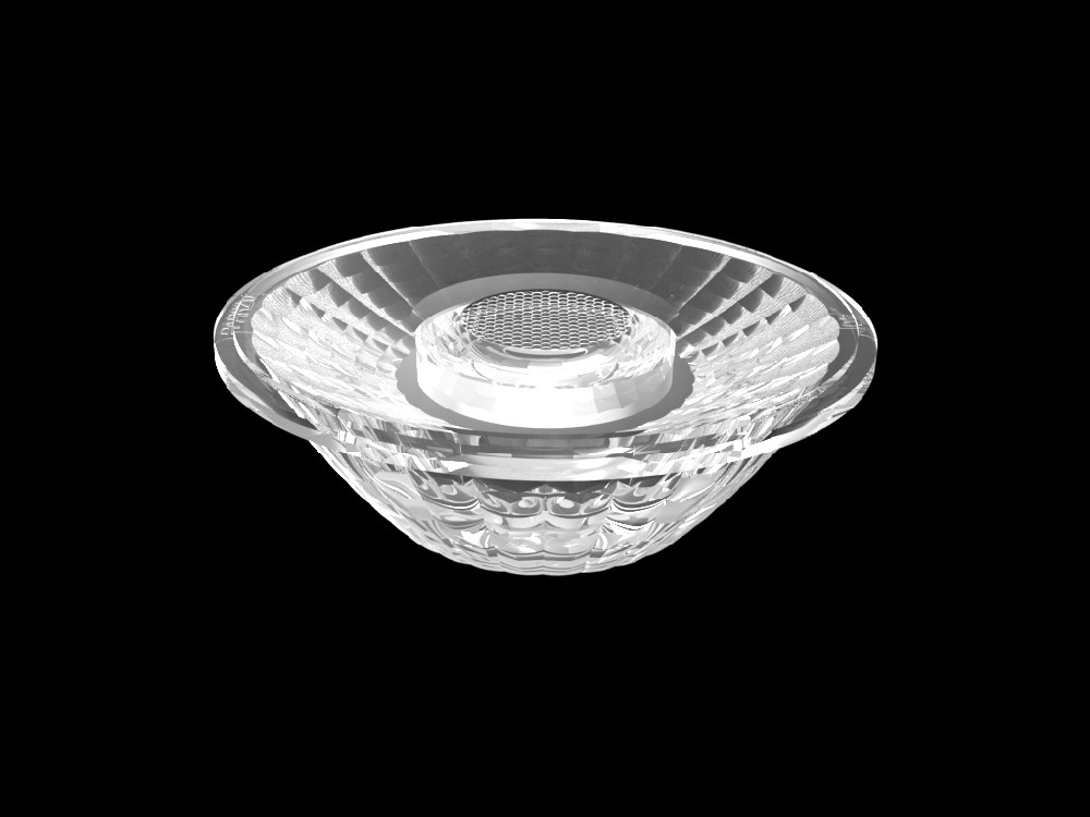 44mm PMMA Track Light TIR Lenses KA Series for Diameter6 COB Light Source