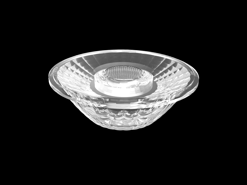 44mm PMMA Track Light TIR Lenses KA Series for Diameter6 COB Light Source