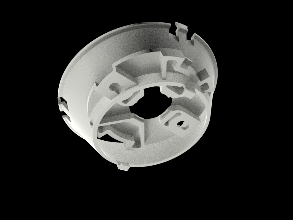 62mm Track Light Lenses Dual Color Temperature Downlight Series for φ9-φ15 COB Light Source