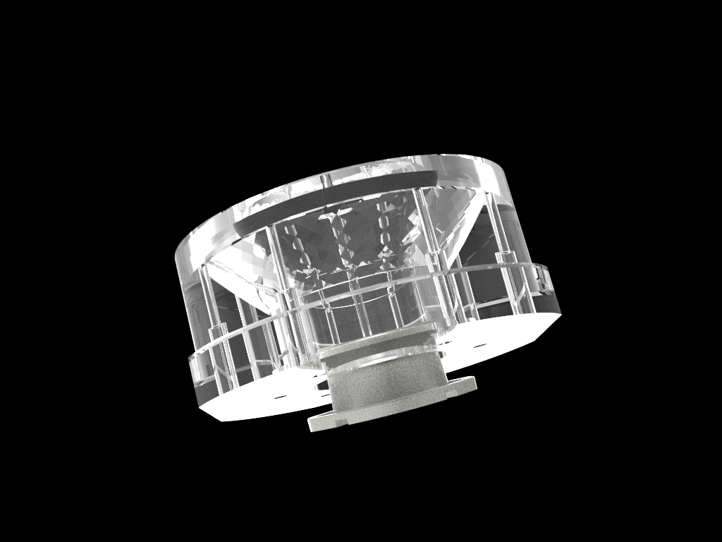 PMMA/PC Material Track light lenses Focusing series  with 3535 light source