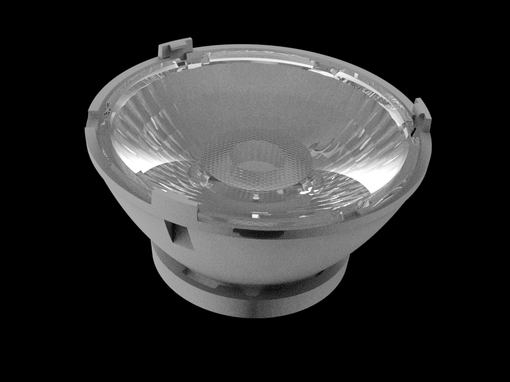 45mm Track Light Lenses With Holder Hidden Light Glare-free Anti-glare Series