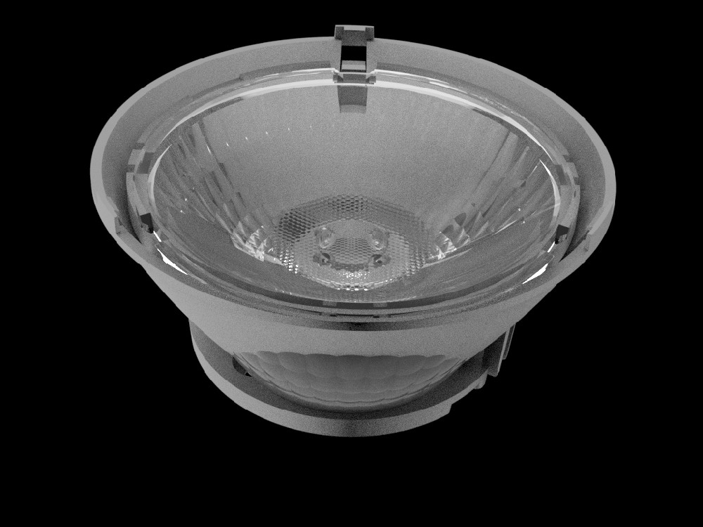 55mmTrack Light Lenses With Holder Hidden Light Glare-free Glare Resistance Series