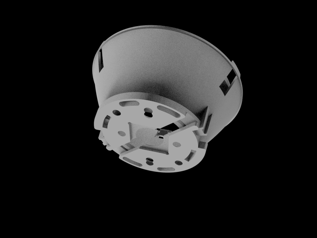 Diameter80mm Height38mm PMMA Track Light Lenses  Hidden Light Series