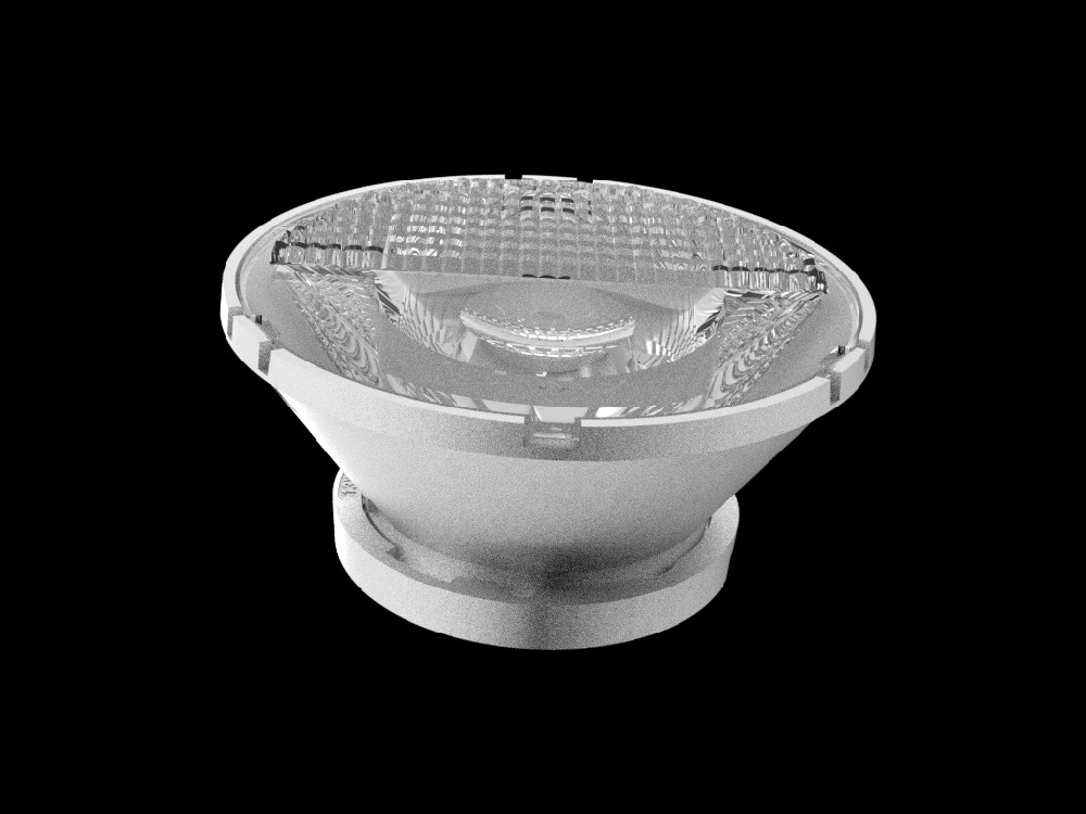 47mm PC Wall Wash Lenses Optic Lenses For φ6-φ9 COB Light Source