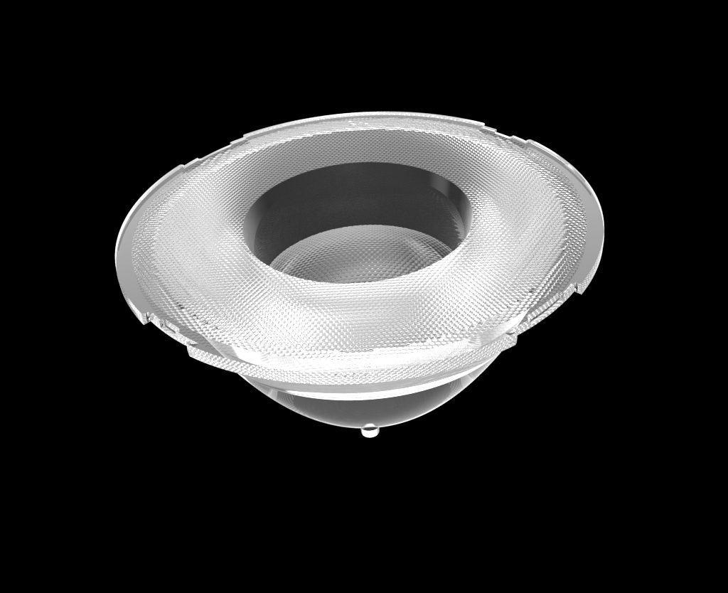 Diameter75mm Height30mm Downlight Lens Hotel And Restaurant Series